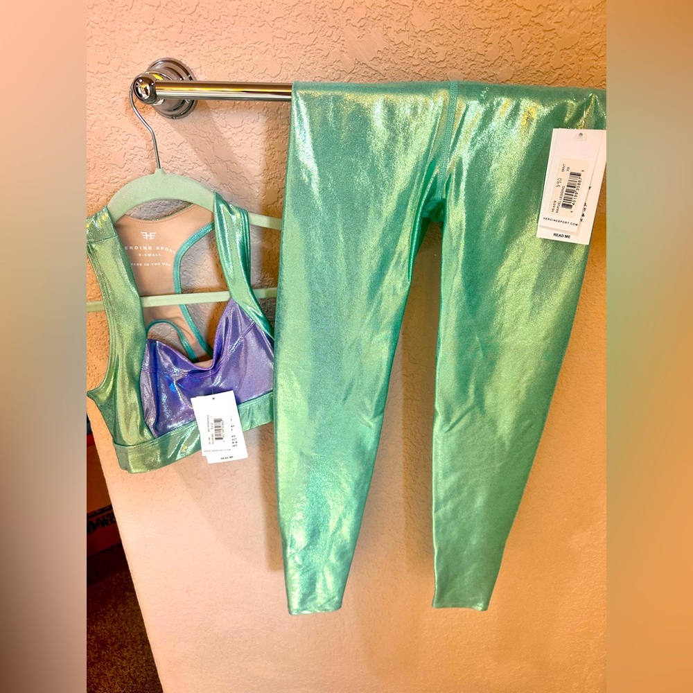 Nwt Heroine Sport Stunning Shimmer Mermaid Set